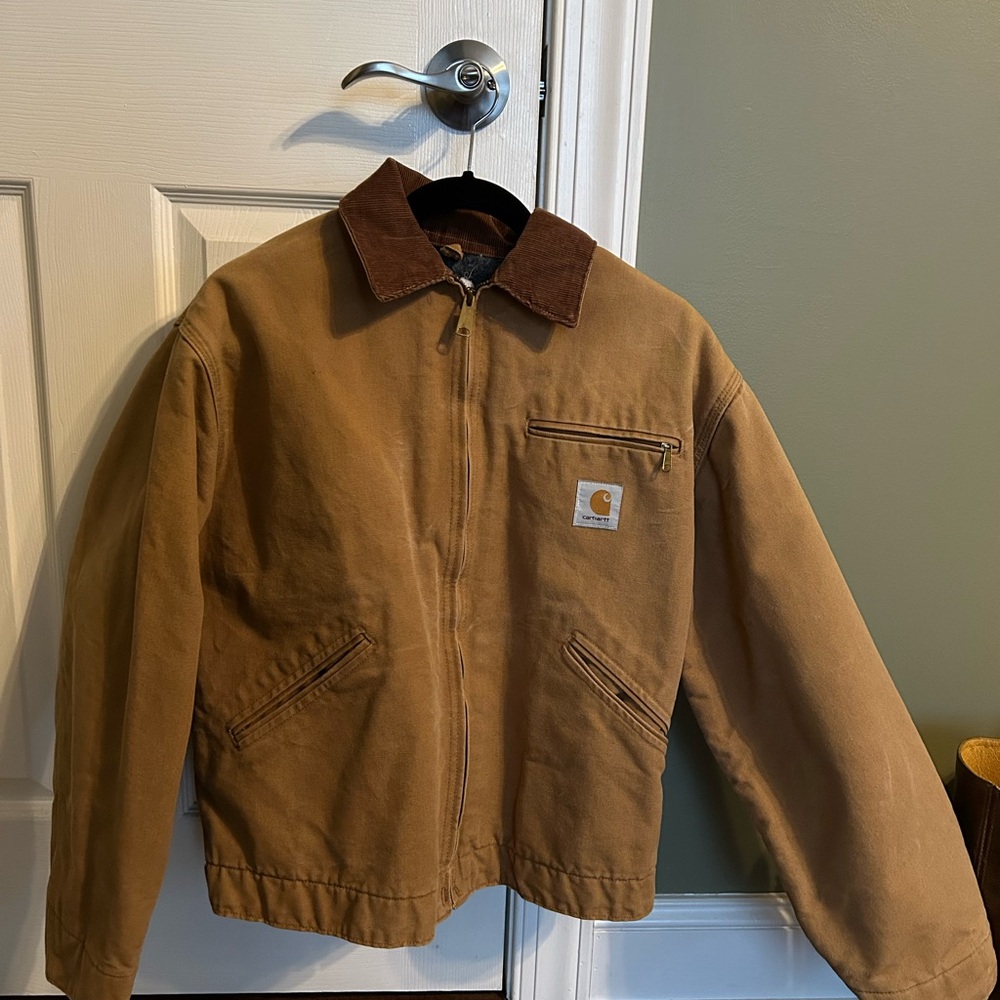 Vintage Carhartt Detroit Jacket Blanket Lined Mens
